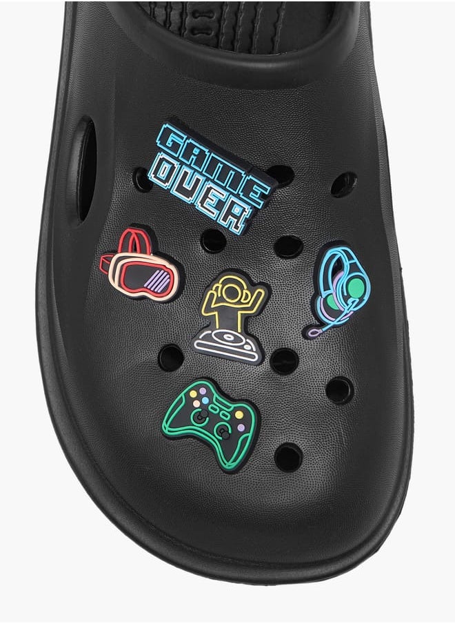Men's Accent Detail Slip-On Clogs
