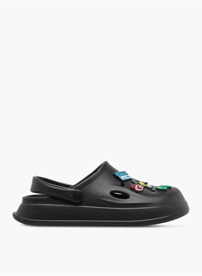 Men's Accent Detail Slip-On Clogs