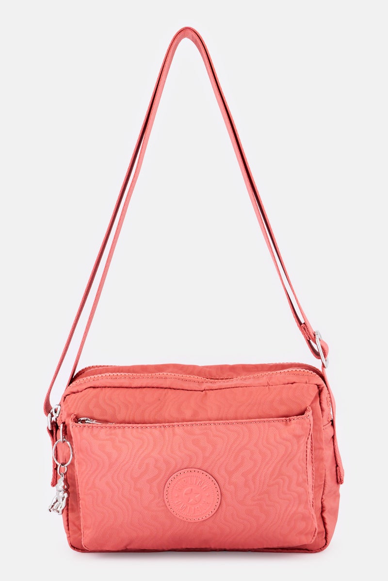 kipling حقيبة كروس بودي للنساء من أبنو إم، وردي عتيق - Image 1