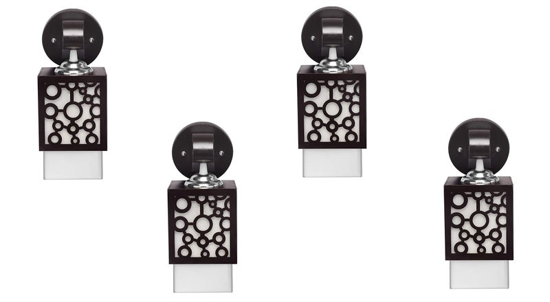 WHITERAY Square Wall Light, (Brown) - Image 2