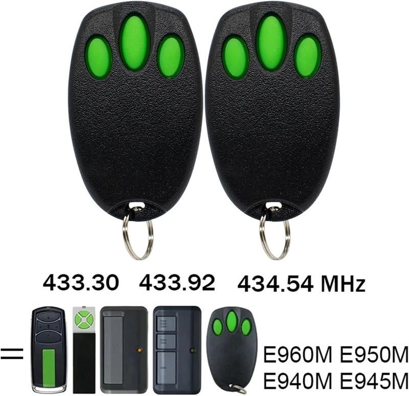 Garage Door Remote, 2PCS/Pack.100% Compatible with / 94335E 4335E TX2EV 433.92MHz Garage Remote Control Gate Door Opener - Image 5