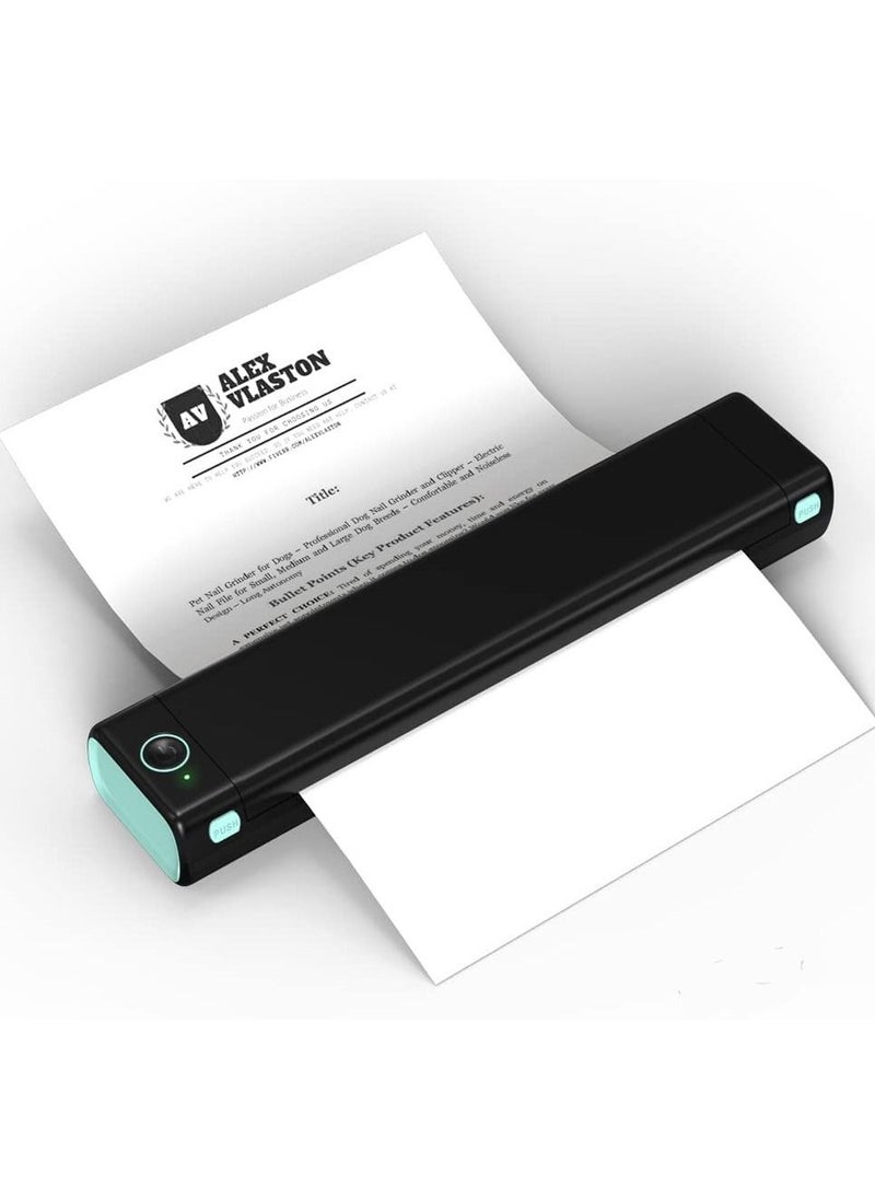 Generic - Portable Bluetooth Wireless M80F-A4 Thermal Mobile-Printer, Compact Inkless Printer for Travel, Support Phone & Laptop, Small Printers for Home Use Vehicles Office School Stencils - Image 1