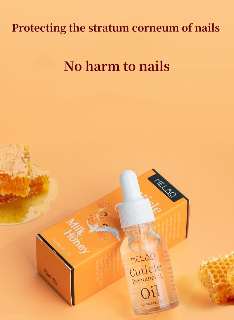 MELAO زيت تنشيط البشرة طلاء الأظافر زيت البشرة يقوي بشرة الأظافر ويزيل الترطيب والتغذية - Image 2