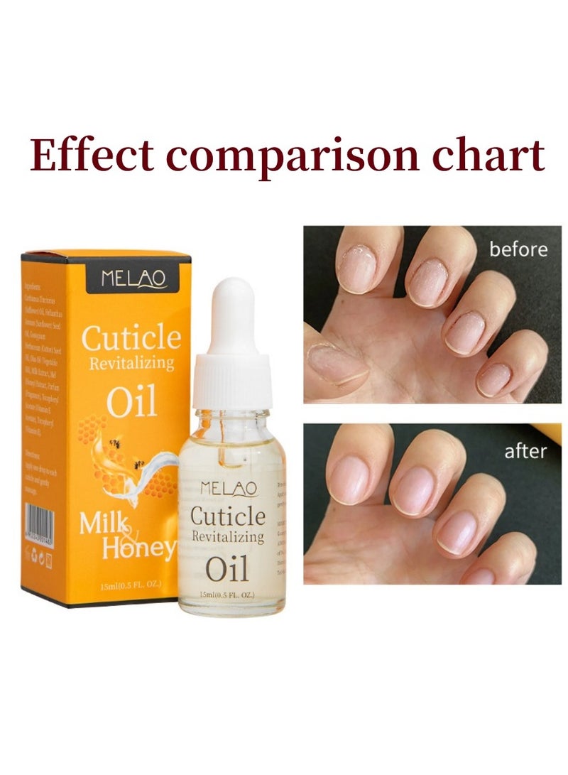 MELAO زيت تنشيط البشرة طلاء الأظافر زيت البشرة يقوي بشرة الأظافر ويزيل الترطيب والتغذية - Image 3