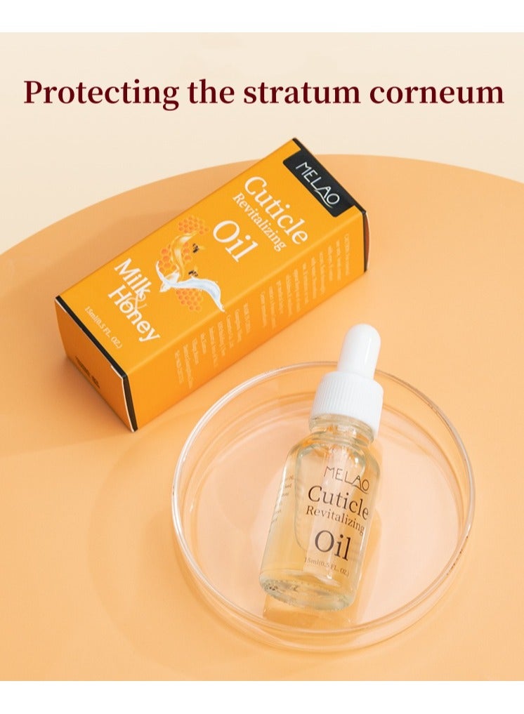 MELAO زيت تنشيط البشرة طلاء الأظافر زيت البشرة يقوي بشرة الأظافر ويزيل الترطيب والتغذية - Image 5