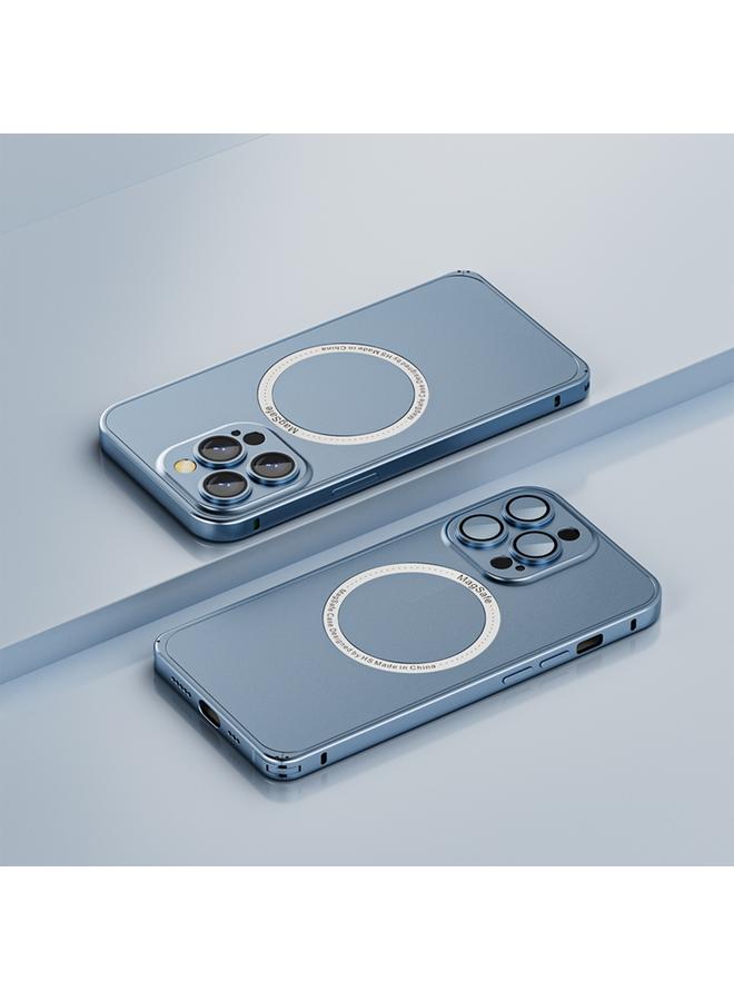 اس-توب جراب لهاتف iPhone 14 Pro Max، جراب مغناطيسي غير لامع من MagSafe مع فيلم عدسة - Image 1