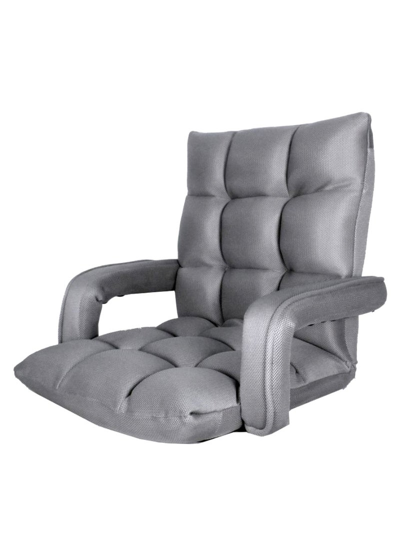 سمارت هوم كرسي أرضي قابل للطي فخم مبطن ومريح وناعم الملمس مع مسند زراع ، مقعد رحلات ،كرسي رياضي، كرسي خارجي وكرسي حديقة - Image 1