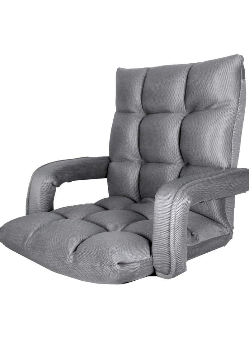 سمارت هوم كرسي أرضي قابل للطي فخم مبطن ومريح وناعم الملمس مع مسند زراع ، مقعد رحلات ،كرسي رياضي، كرسي خارجي وكرسي حديقة - Image 4