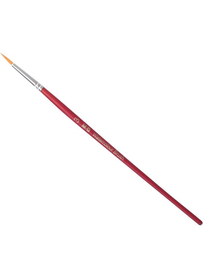 M&G Watercolor Round Brush, Smooth Art Painting, Synthetic Bristles, No. 3 - Image 2