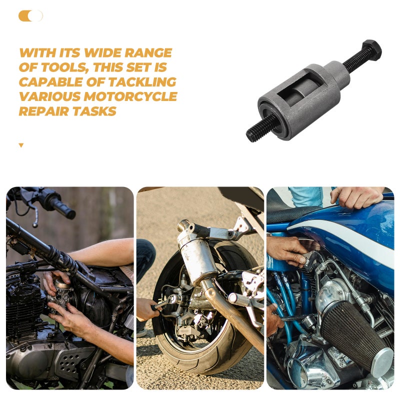 Cycling Tool's Bottom Bracket Removers, Durable Motorcycle Repair Set for Various Tasks - Image 4
