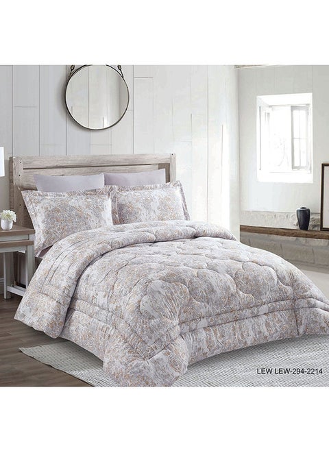 Ultrasoft 4 Pcs Microfiber Comforter Set Double Camel