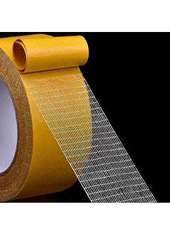 AJAGIYA STORE Double Sided Carpet Tape Heavy Duty super Strong Sticky Tape for Carpet Non Slip Waterproof Removable Mesh Grid Suitable for matsWall HangingPaste Decoration3Cm X 20M
