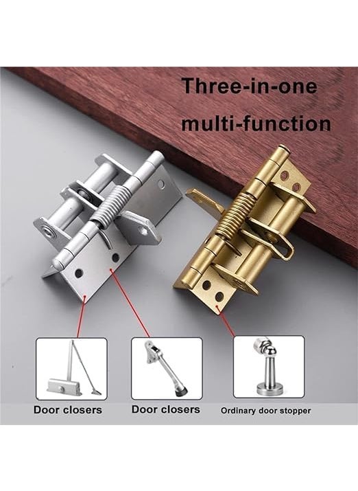ANKZWEE ANKZWEE Automatic Door Closing Hinges SelfClosing Door Hinge Set for Smooth and Convenient Door Operation Easy Installation Multicolor 1 1  - Image 3