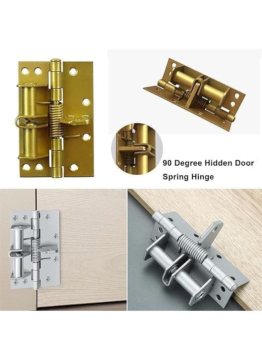 ANKZWEE ANKZWEE Automatic Door Closing Hinges SelfClosing Door Hinge Set for Smooth and Convenient Door Operation Easy Installation Multicolor 1 1  - Image 2