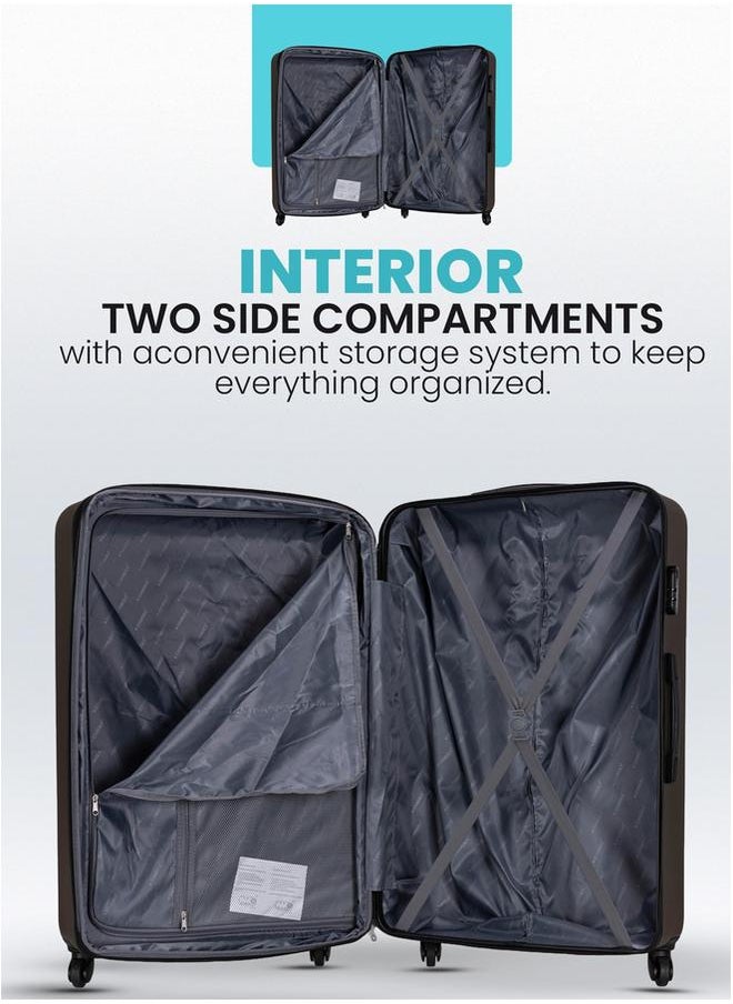 Stargold - Hardside 4Pcs Abs Luggage Set 4 Spinner Wheels 20/24/28/32 Inches - Image 1