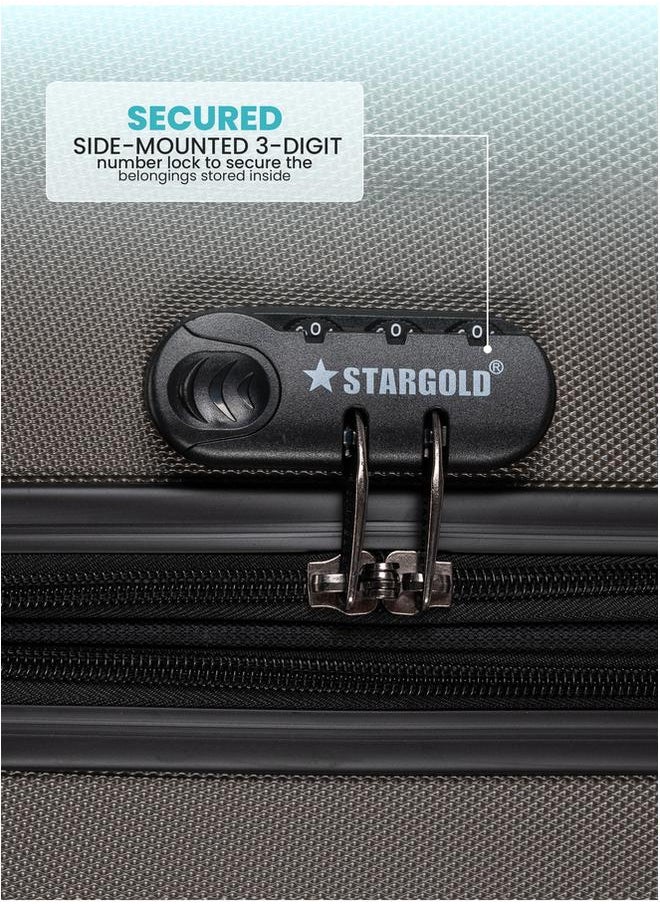 Stargold - Hardside 4Pcs Abs Luggage Set 4 Spinner Wheels 20/24/28/32 Inches - Image 1
