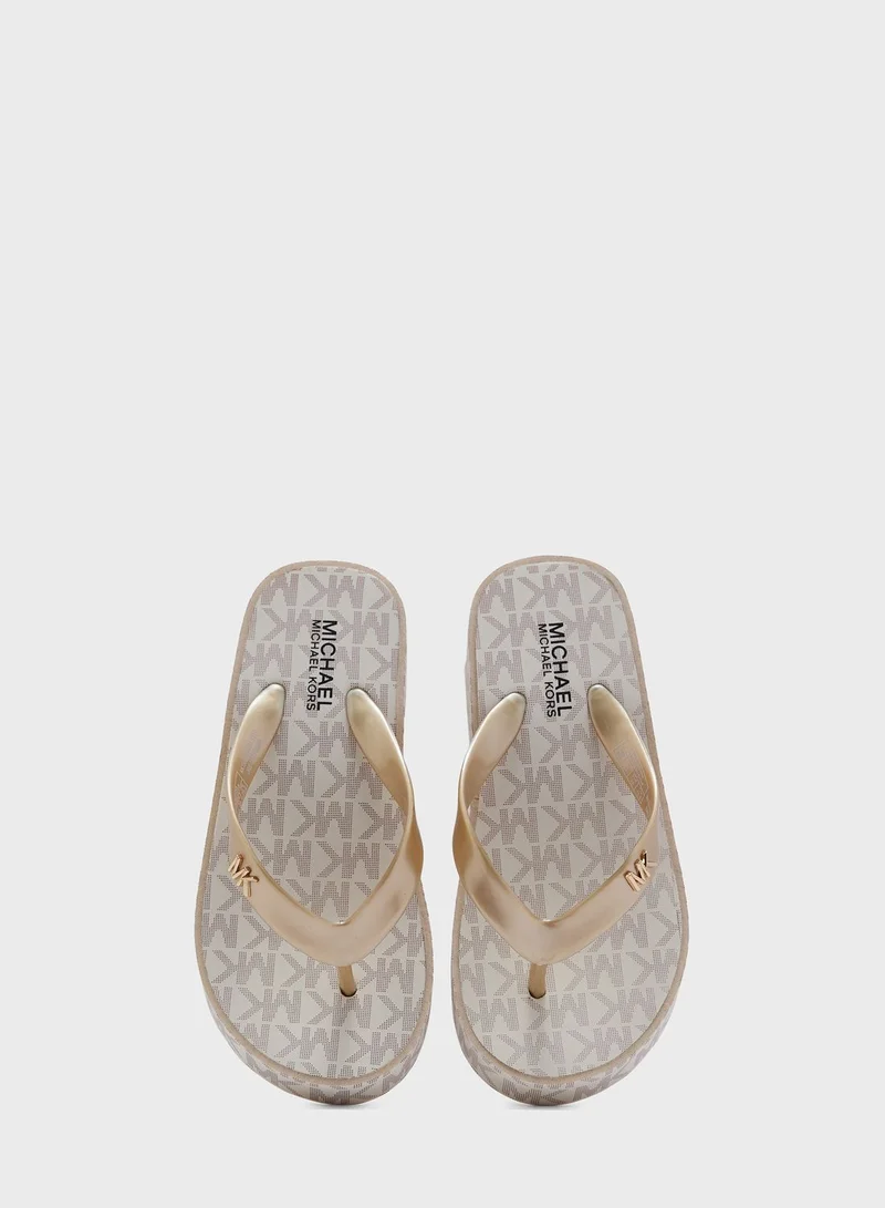 Michael Kors Youth Gage Kylo Flip Flops