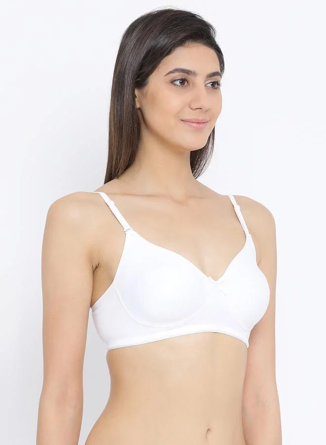 كلوفيا White Padded Full Coverage Spacer Cup Multiway T-shirt Bra