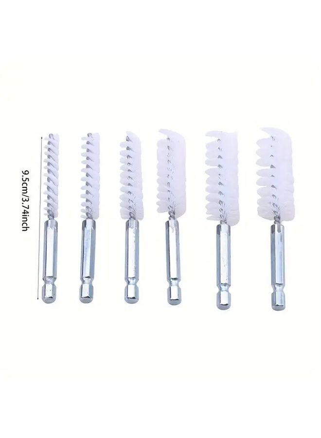 6pcs Stainless Steel Wire Pipe Brush Set Multi Specification Rust Removal - Image 4