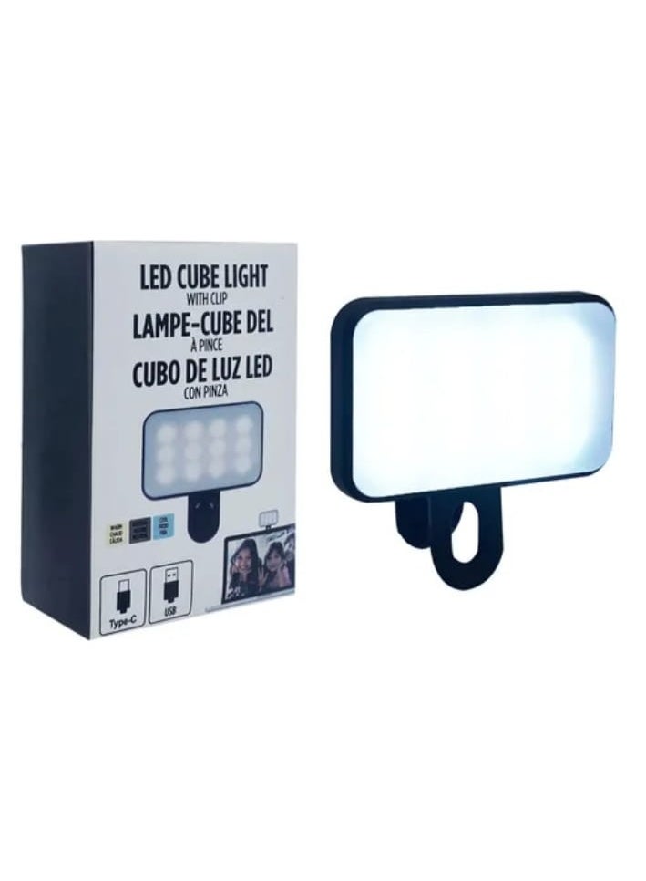 Ring Light Selfie for Mobile Phone Rechargeable LED Camera Light for Video Shooting, Laptop Lamp for Video Conference (3 Levels White Light - Image 1