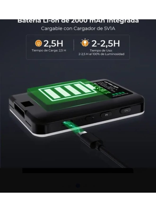 Ring Light Selfie for Mobile Phone Rechargeable LED Camera Light for Video Shooting, Laptop Lamp for Video Conference (3 Levels White Light - Image 4