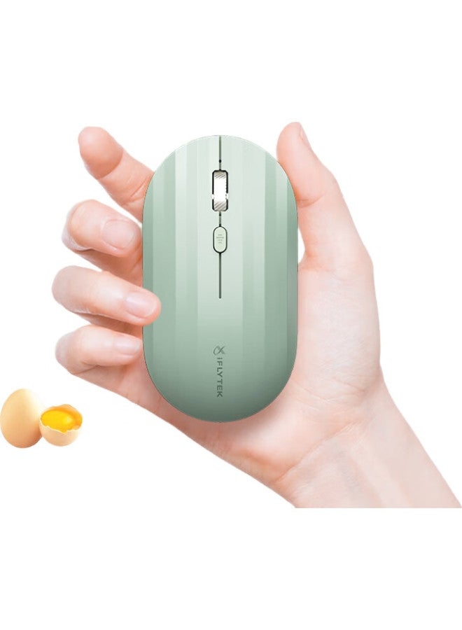 iFLYTEK Keda Xunfei Wireless Bluetooth Mouse M110, Office Mouse, Wireless Peripheral, Slim And Portable, Colorful And C Pact, Quiet Ons, Intelligent Voice Input Typing Translation, Starry Blue - Image 3