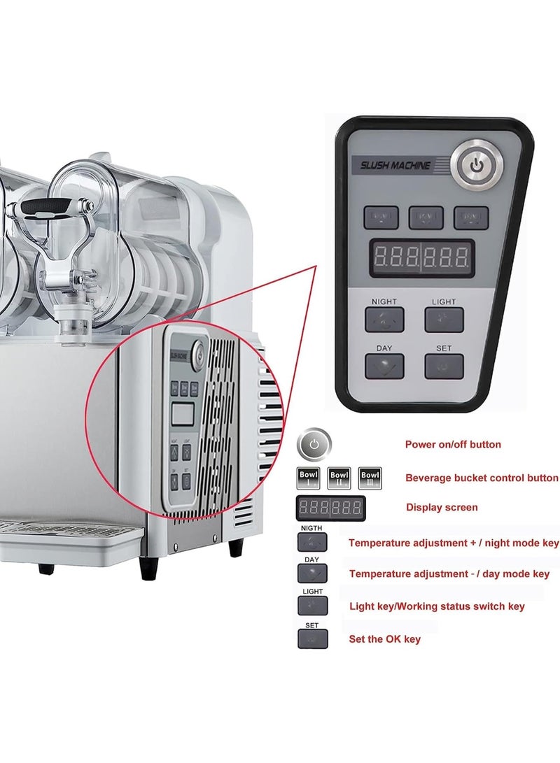 Shy by SE آلة صنع السلاش التجارية والمنزلية، آلة السلاش التجارية لصنع الآيس كريم والمشروبات المجمدة، آلة العصير والسموذي والمارجريتا لصنع المشروبات المجمدة آلة السلاش للمطاعم وبار الوجبات الخفيفة والسوبرماركت 3/ - Image 4