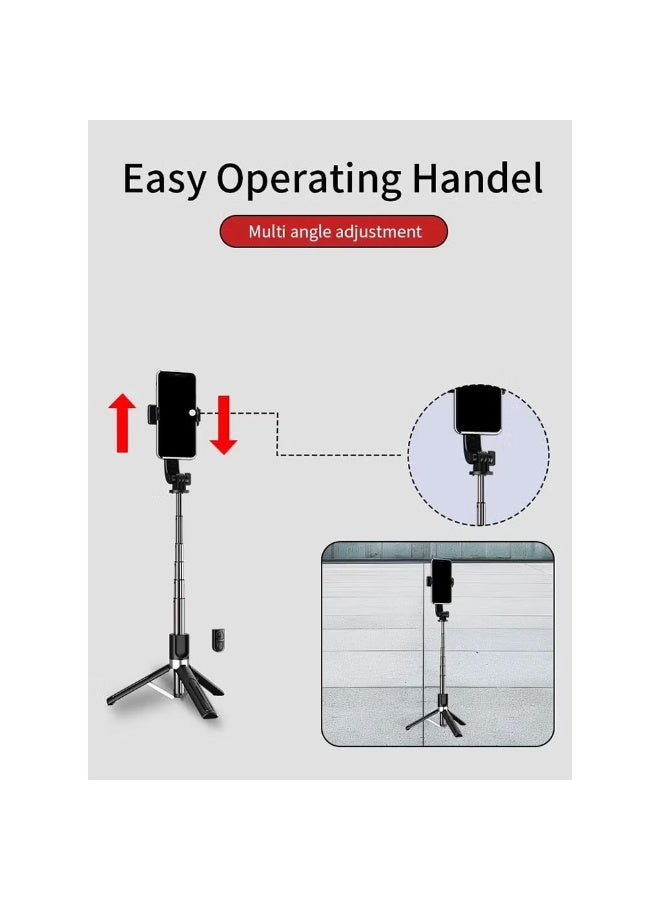 جيه ماري حامل ثلاثي صغير KT-219 وعصا سيلفي، تصميم خفيف الوزن ومحمول، أرجل قابلة للتمديد، حامل قابل للدوران 360 درجة، دعم ثابت للهواتف الذكية وكاميرات الحركة والكاميرات الصغيرة - Image 4