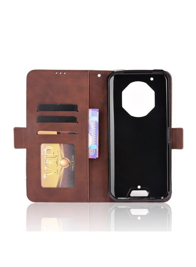 اس-توب جراب لهاتف Oukitel WP13 5G، مصنوع من الجلد بتصميم جلد العجل، قابل للطي أفقيًا، مع حامل وفتحات للبطاقات وإطار للصور - Image 5