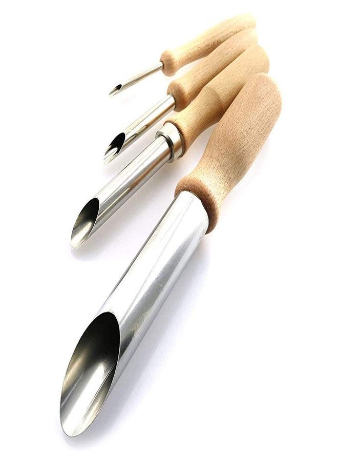 آرت بي أداة نحت ثقوب دائرية الشكل من ArtBee® لنحت الفخار والطين (عبوة من 4 قطع) قاطع خشب - Image 4