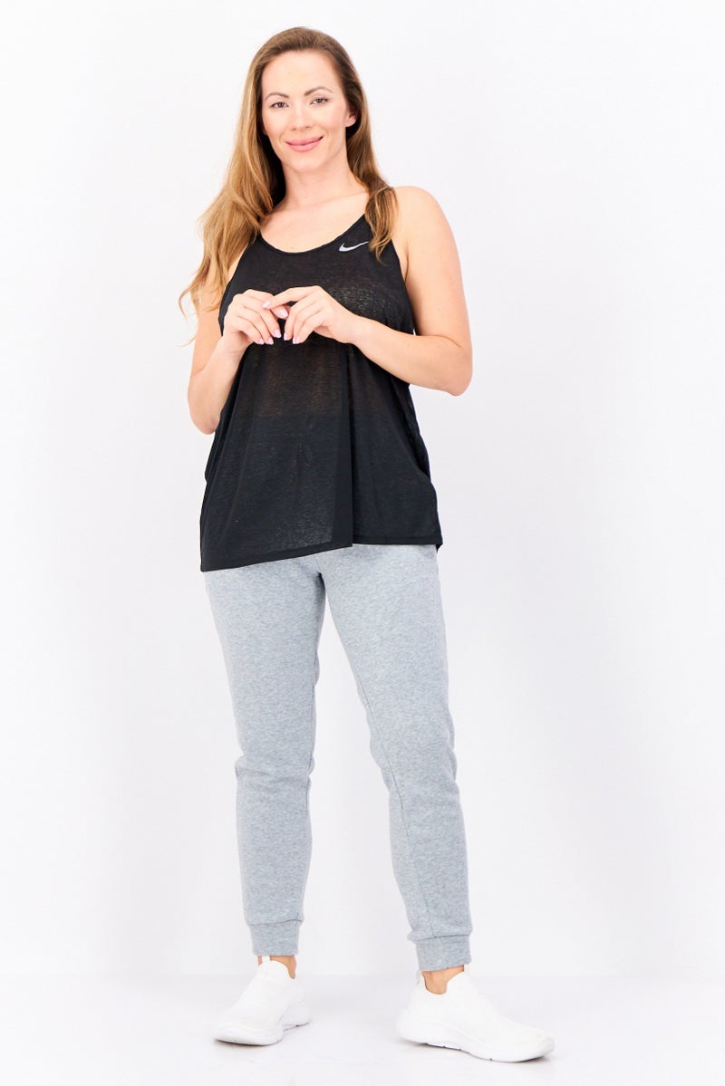Nike Women Sportswear Fit Sleeveless Running Tank Top, Black  - Image 3