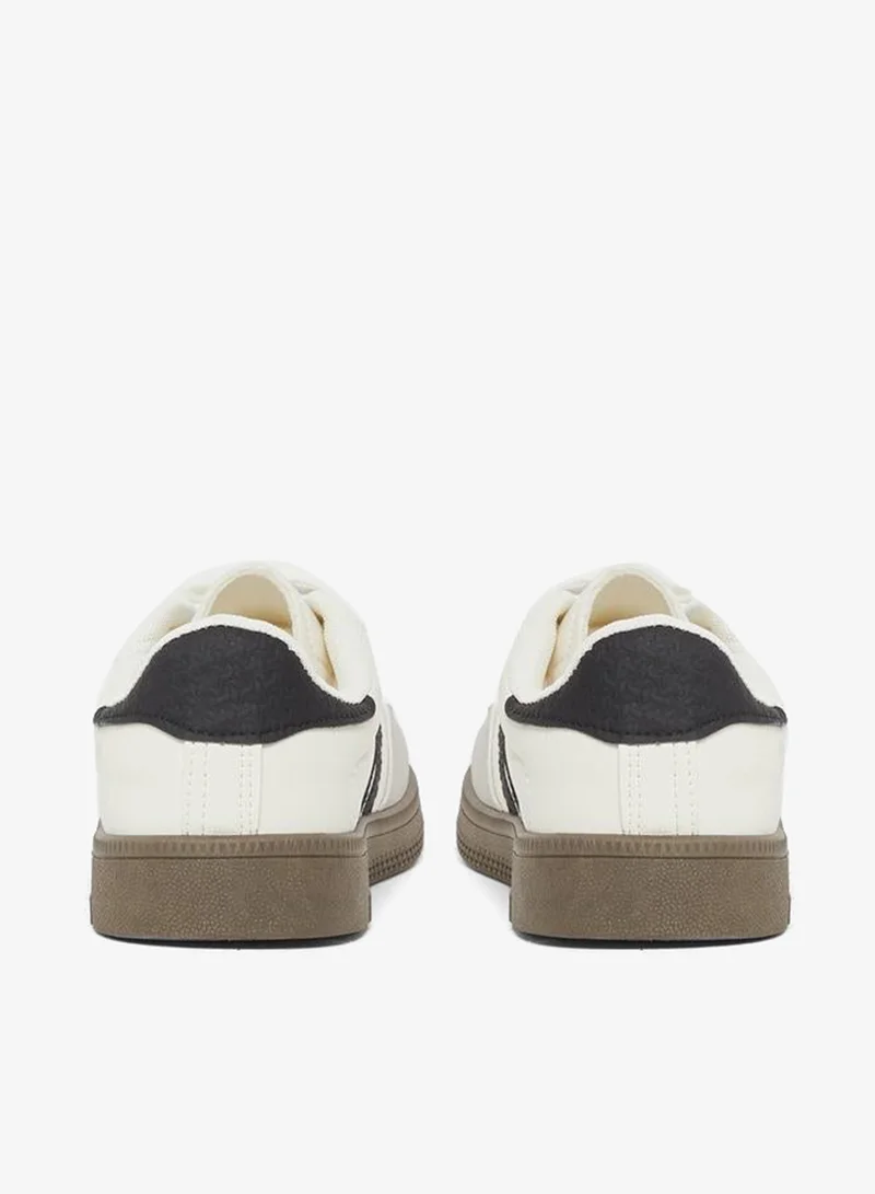 Styli Active  Striped Lace Up Sneakers for Women | Best Price UAE