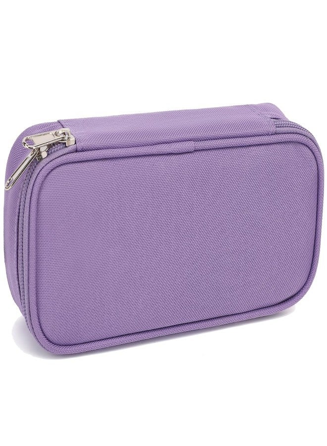 FlowFly Kids Pencil Case for Boys, Girls, Pencil Pouch Boys Soft Rainbow Pen Box, Purple - Image 1
