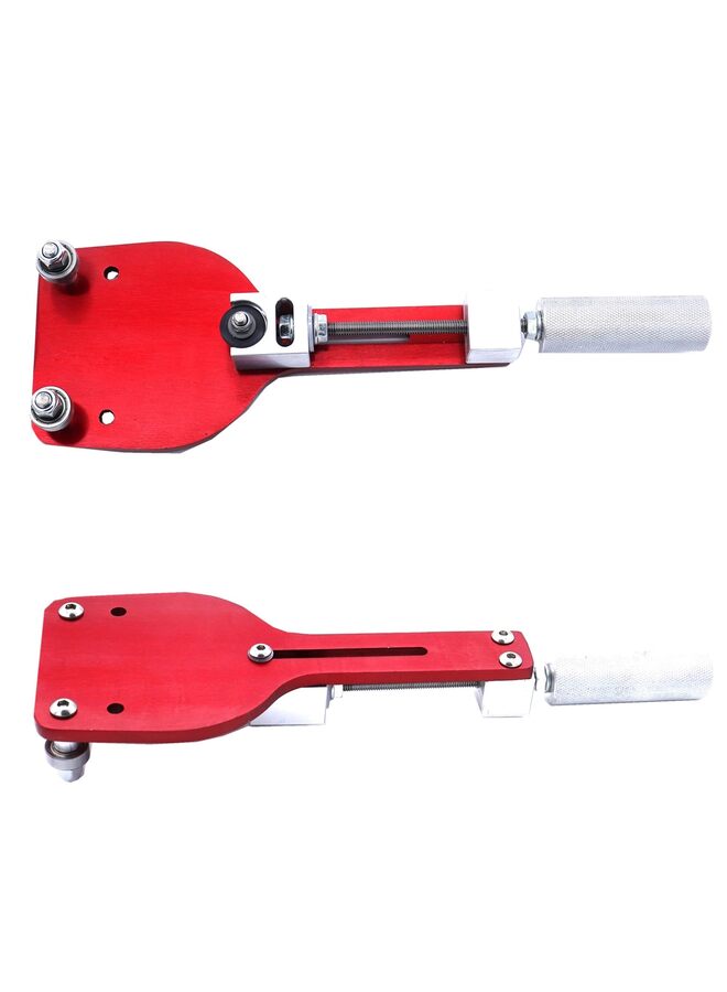 Generic Oil Filter Cutter,Aluminum Alloy Oil Filter Cutting Tool for Filter Cutting Range 2-3/8"- 4-3/4"(RED)  - Image 4