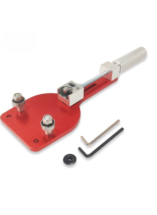 Generic Oil Filter Cutter,Aluminum Alloy Oil Filter Cutting Tool for Filter Cutting Range 2-3/8"- 4-3/4"(RED)  - Image 1