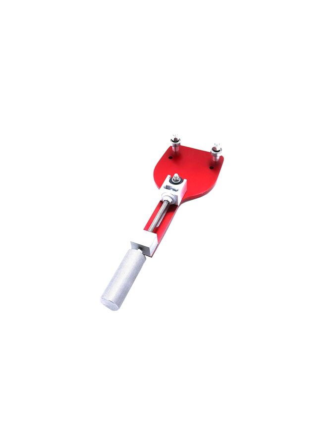 Generic Oil Filter Cutter,Aluminum Alloy Oil Filter Cutting Tool for Filter Cutting Range 2-3/8"- 4-3/4"(RED)  - Image 2