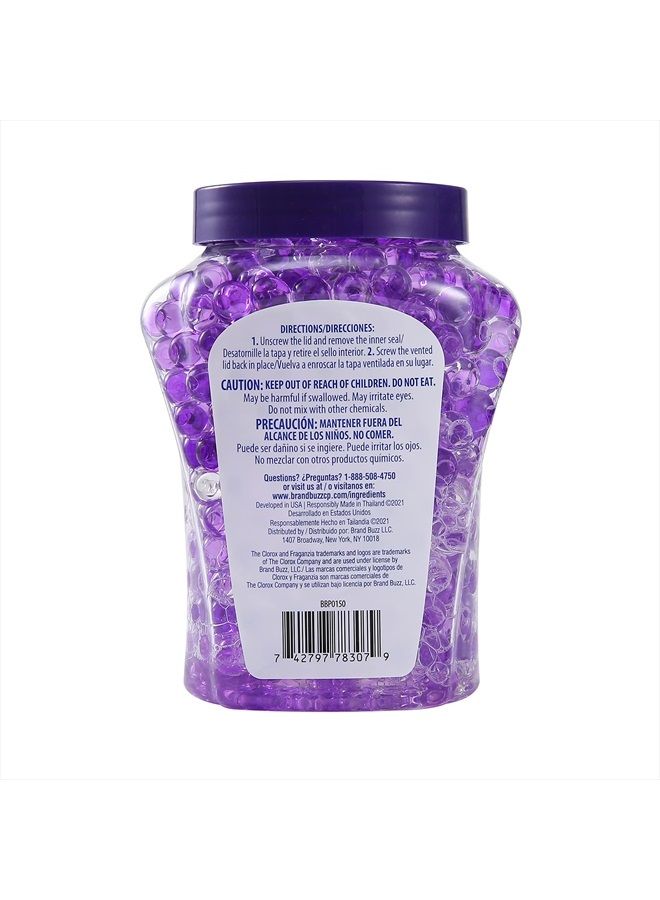 Clorox معطر هواء فرجانزيا إير كير كريستال بيز برائحة اللافندر مع رائحة الأوكاليبتوس، 12 أونصة | جل كريستال معطر هواء برائحة اللافندر والأوكاليبتوس من كلوركس فرجانزيا للسيارة أو المنزل - Image 5