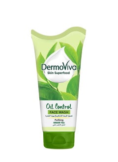 Dermoviva Oil Control Face Wash Purifying Green Tea | Detoxifying Properties | Helps Maintain the Oil Balance of Your Skin -150ml