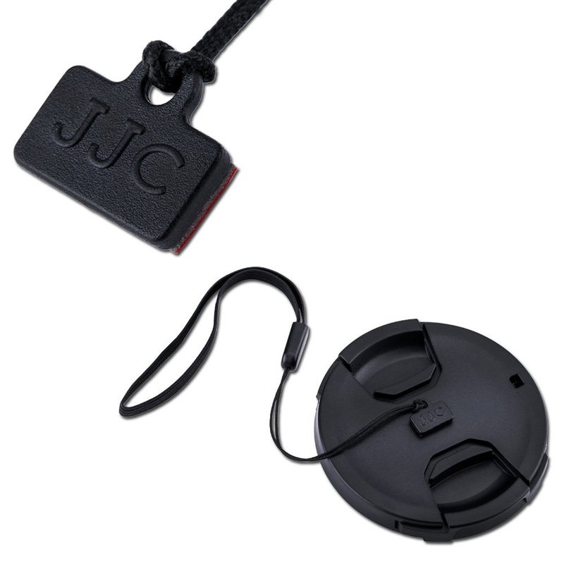 JJC 2-Pack 37mm Center Pinch Front Lens Cap Cover with Deluxe Lens Cap Keeper for Olympus Panasonic Canon Nikon and Other Brand of Lenses with 37mm Filter Thread - Image 4