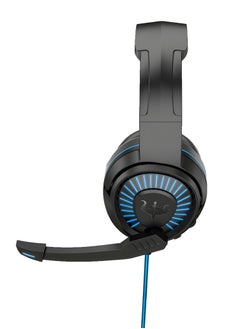 Generic OVLENG Gaming Stereo Headset GT66 with Rotatable Microphone, RGB Lighting, and Volume Control – Compatible with PS4, Laptop, and Mobile Devices -BLUE  - Image 2