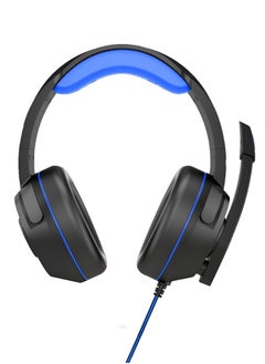 Generic OVLENG Gaming Stereo Headset GT66 with Rotatable Microphone, RGB Lighting, and Volume Control – Compatible with PS4, Laptop, and Mobile Devices -BLUE  - Image 3