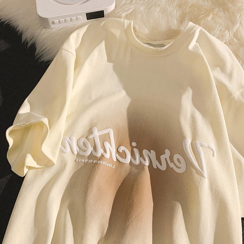 Japanese Style Soft Girl Cute Short-Sleeved T-Shirt Women'S Design Niche Loose 2025 Korean Style Trendy Student Half-Sleeved Top Trendy - Image 2