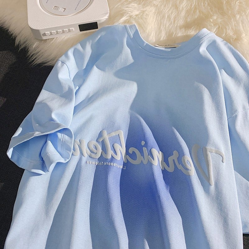 Japanese Style Soft Girl Cute Short-Sleeved T-Shirt Women'S Design Niche Loose 2025 Korean Style Trendy Student Half-Sleeved Top Trendy - Image 4
