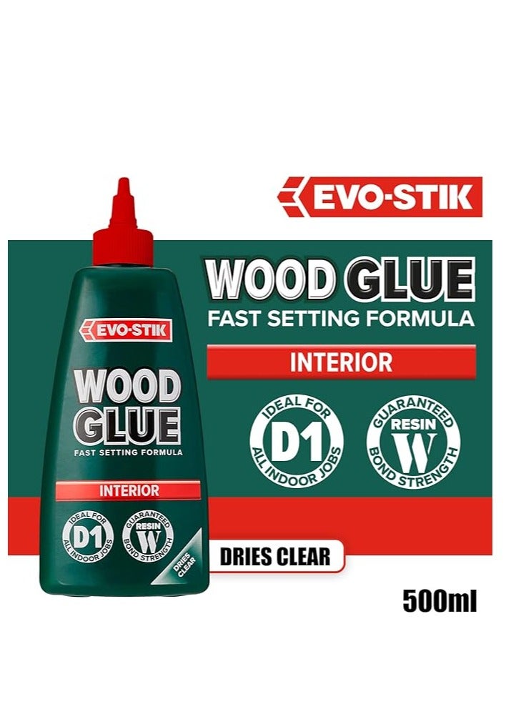 EVO-STIK Wood Glue For Indoor Applications 500ml Content - Image 2