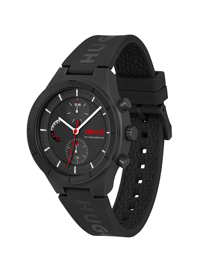 HUGO BOSS HUGO BOSS WATCH ROUND ANALOG MEN'S BLACK CASE WATCH - 1530402  - Image 2