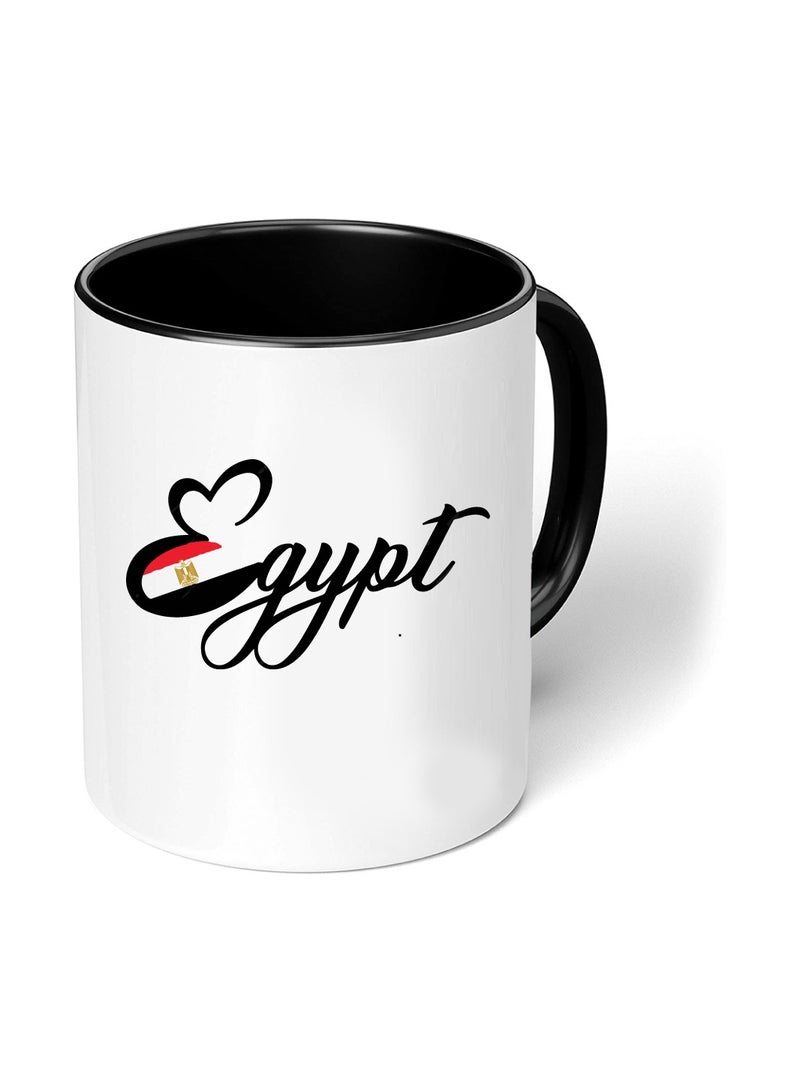 كوب قهوة أسود لليوم الوطني المصري - هدية لكل مصري - مثالي لعيد الاستقلال المصري - 11 أونصة - Image 1