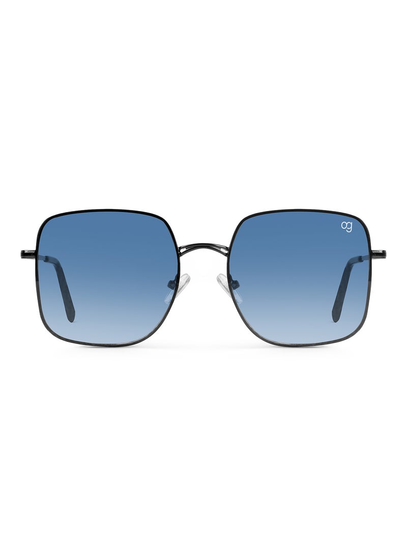 Woggles Latest & Stylish UV Protected Ray BlueX Black Square Sunglasses for Men & Women  - Image 3