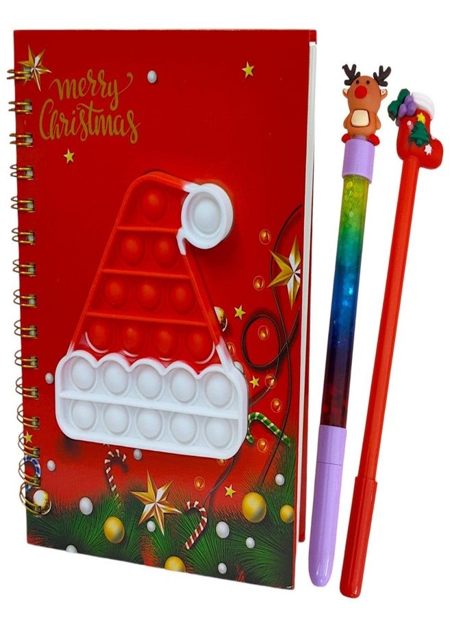 Tera13 TERA 13 Santa Claus Stationery Set for Kids, Stationery Items, Christmas Theme Stationery Kit, Christmas Stationery Gifts Set, Christmas Gift, New Year Gift, Return Gift, 3 in 1 Combo Stationery - Image 1