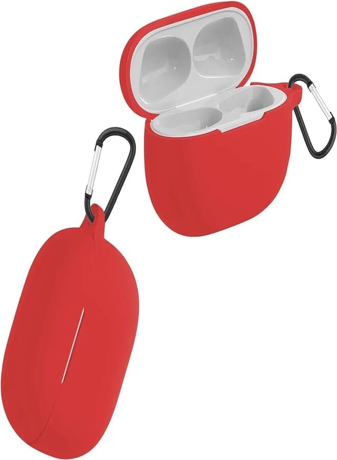 Next Next Store Silicone Case Compatible with Anker P2i Headphones, with Keychain Strap, Full Protection, Attractive Design, Perfect for Everyday Use(Red)