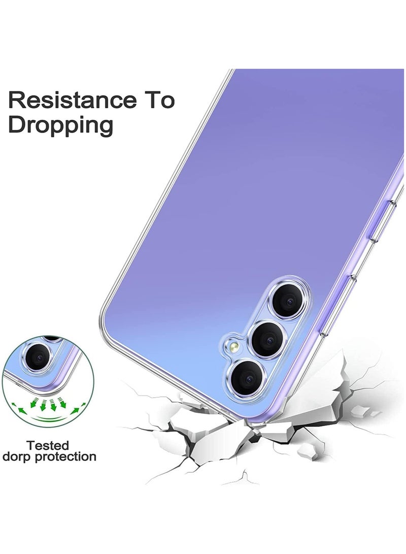 Samsung Galaxy A56 5G Clear Case Soft Flexible TPU Shockproof Transparent Back Cover Compatible for Samsung Galaxy A56  - Image 5